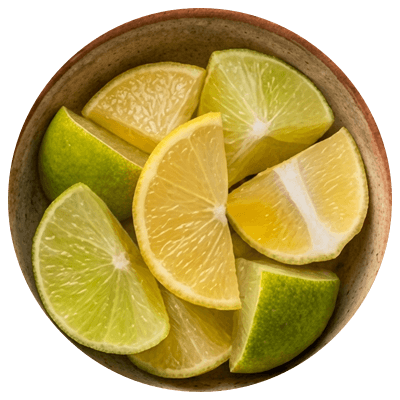 Fresh Lime Wedges